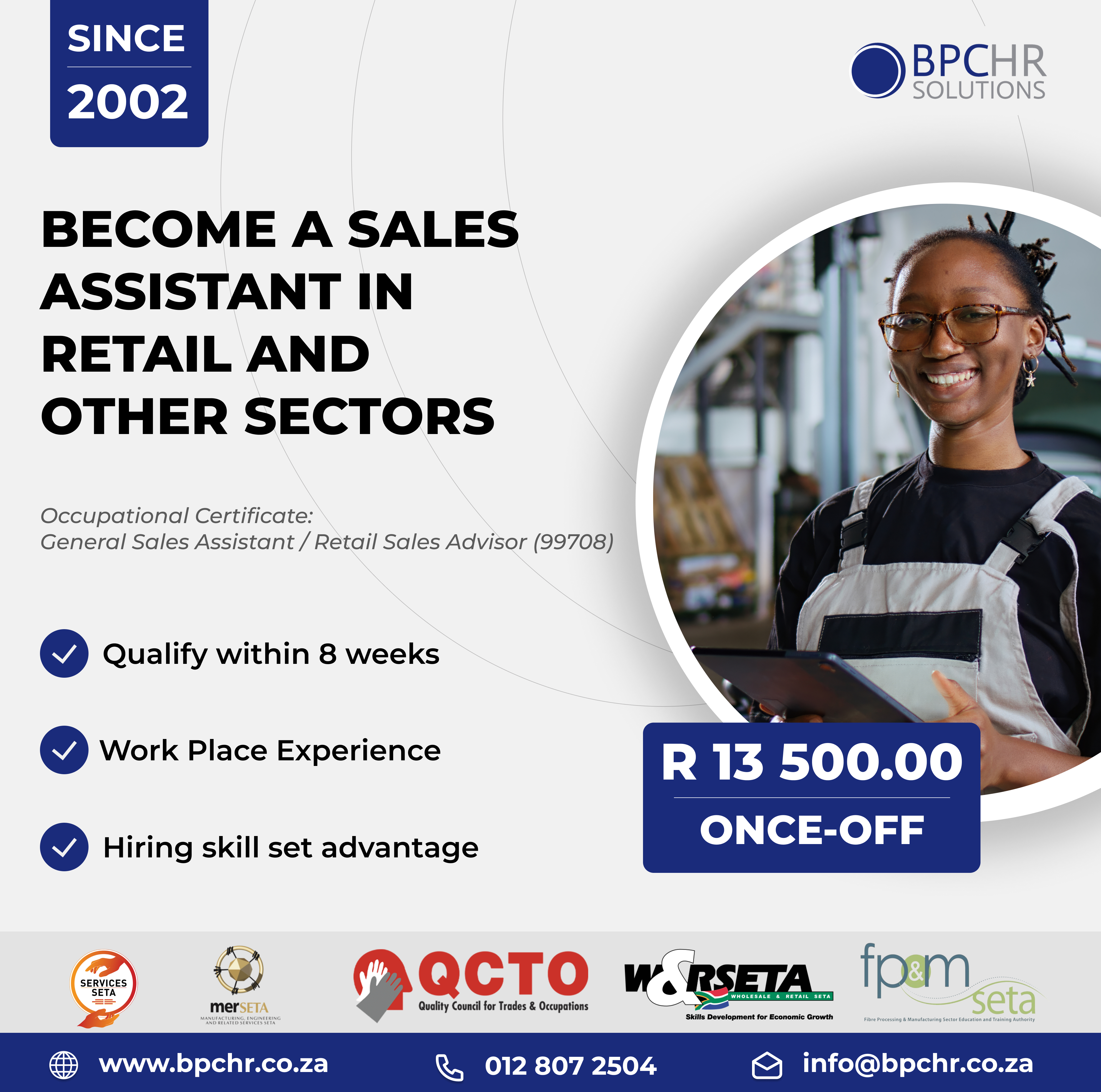 Sales Assistant Occupational Certificate