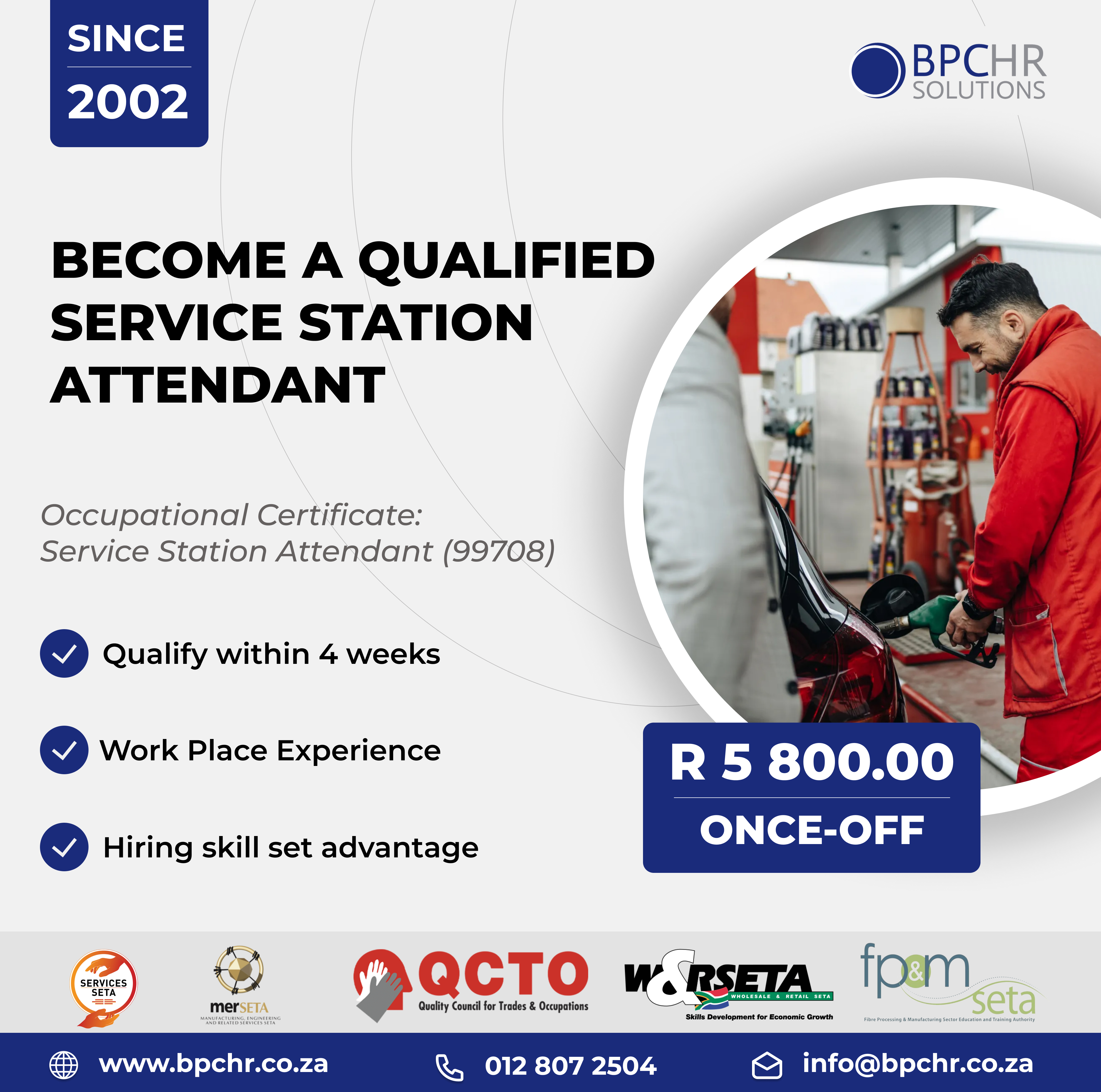 Service Station Attendant Occupational Certificate
